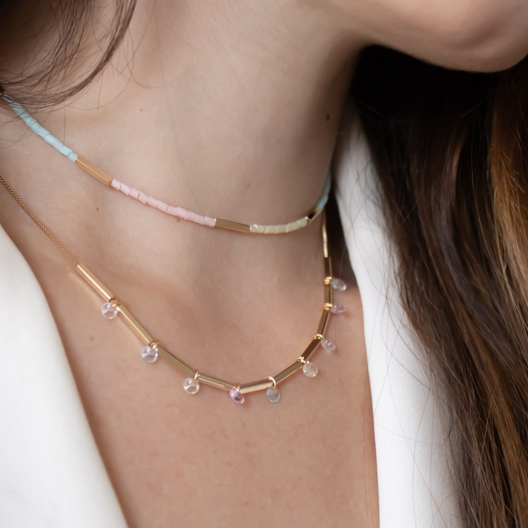 Choker - Cubinhos Coloridos