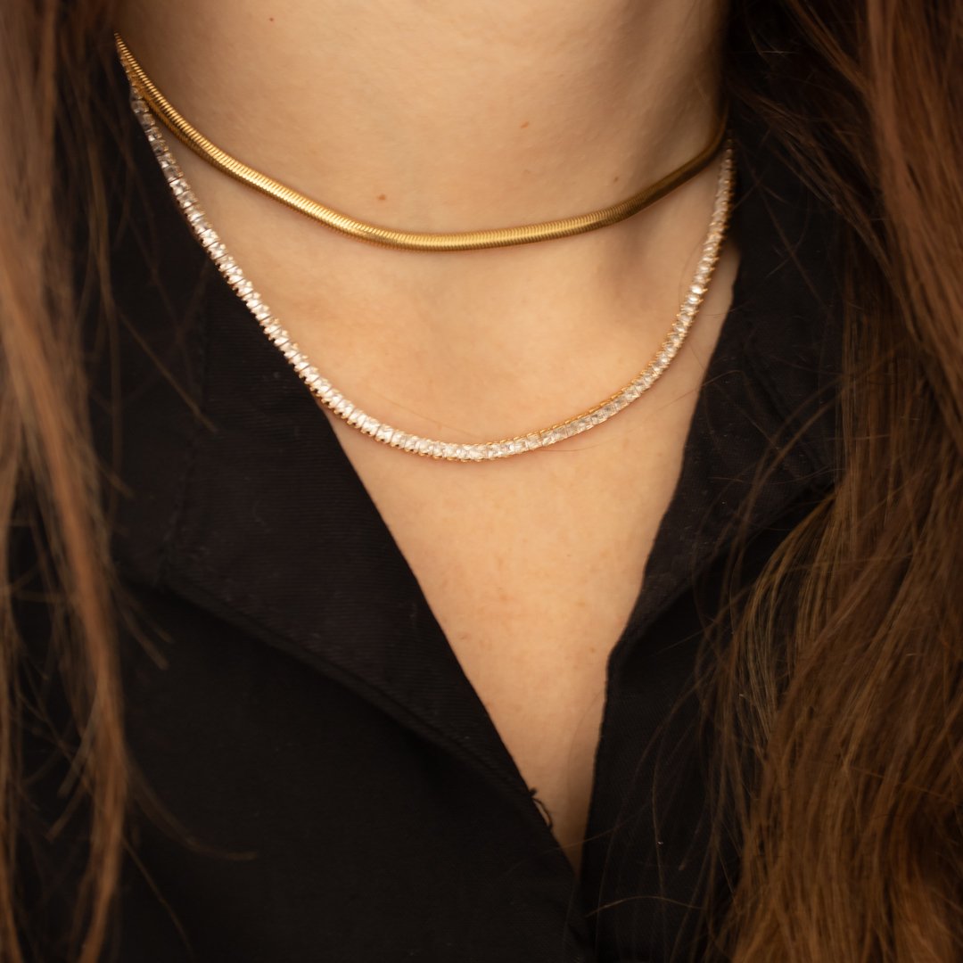 Choker - Malha Espessura Fina