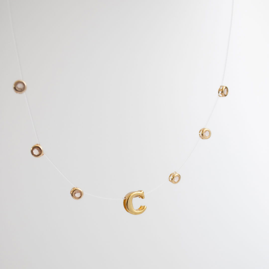 Choker Ponto de Luz - Inicial e Zircônia