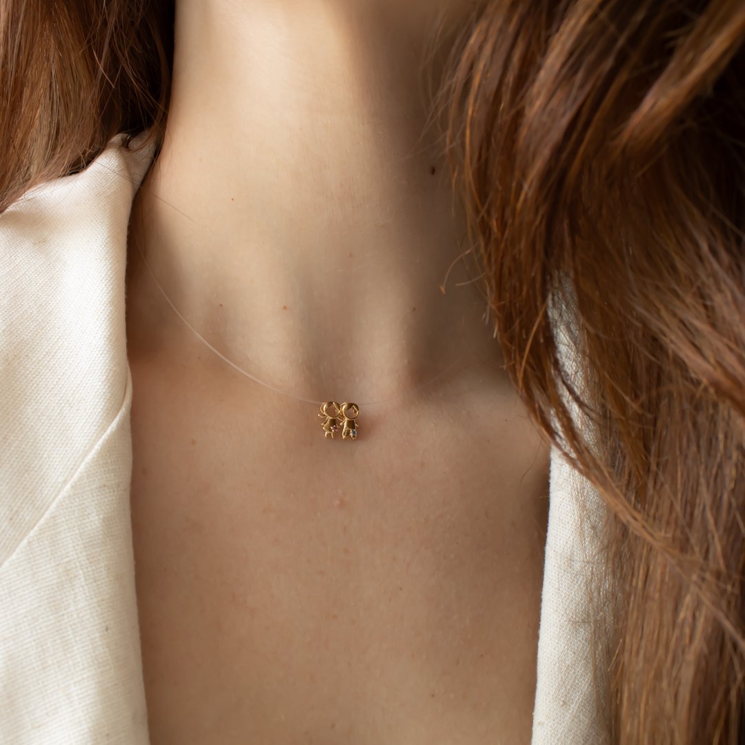 Choker Ponto de Luz - Mini Pingentes (Até 5)