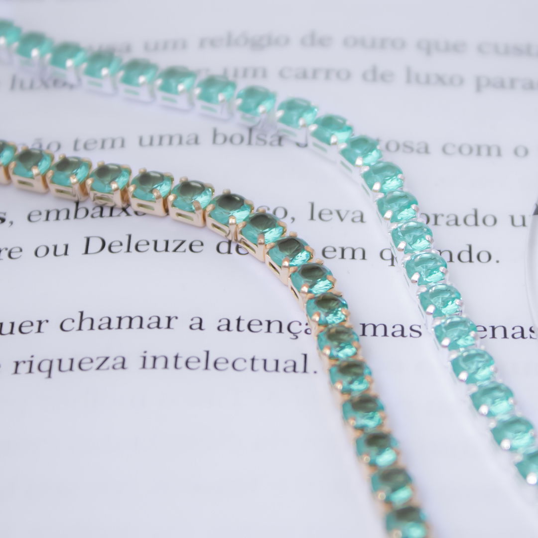 Choker - Riviera 4mm Turmalina