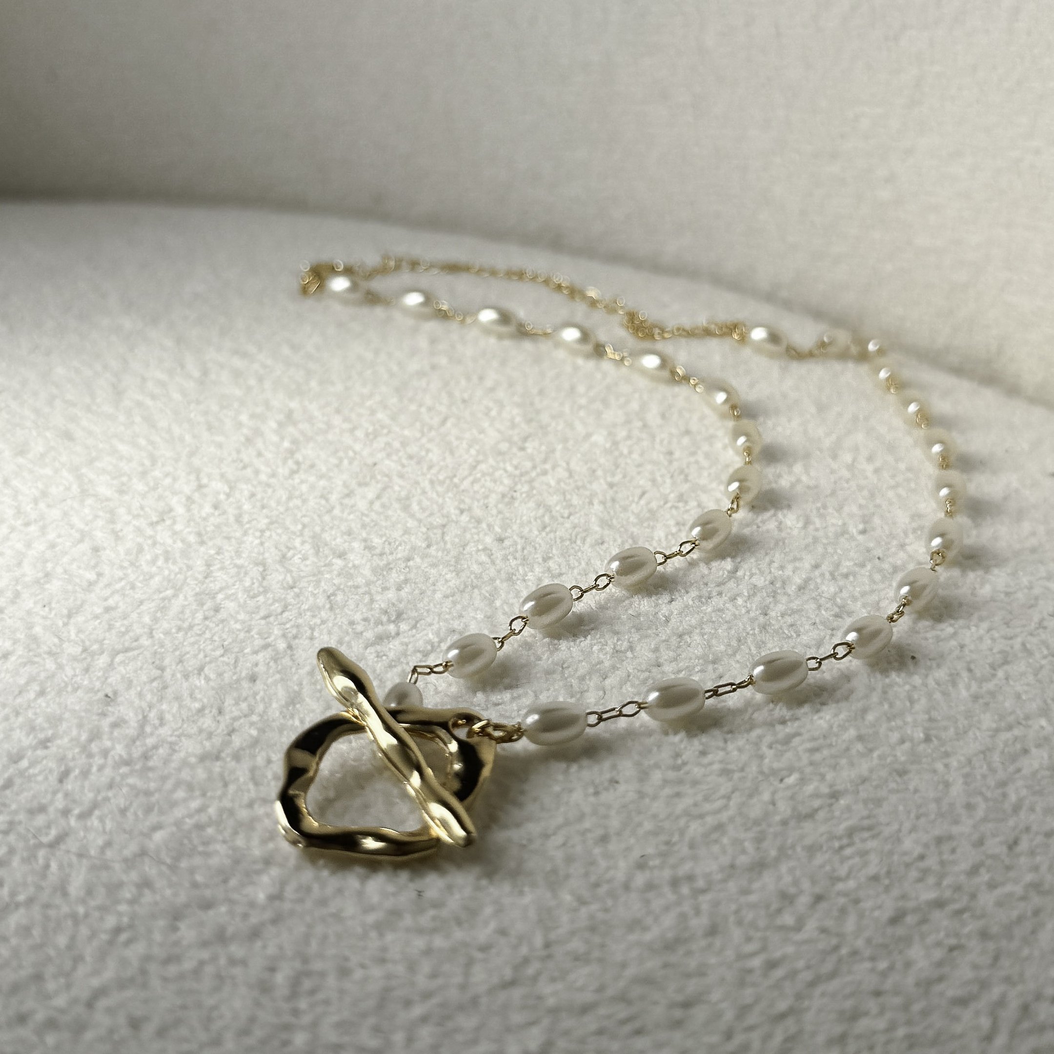 Colar Curto - Fecho Pérolas