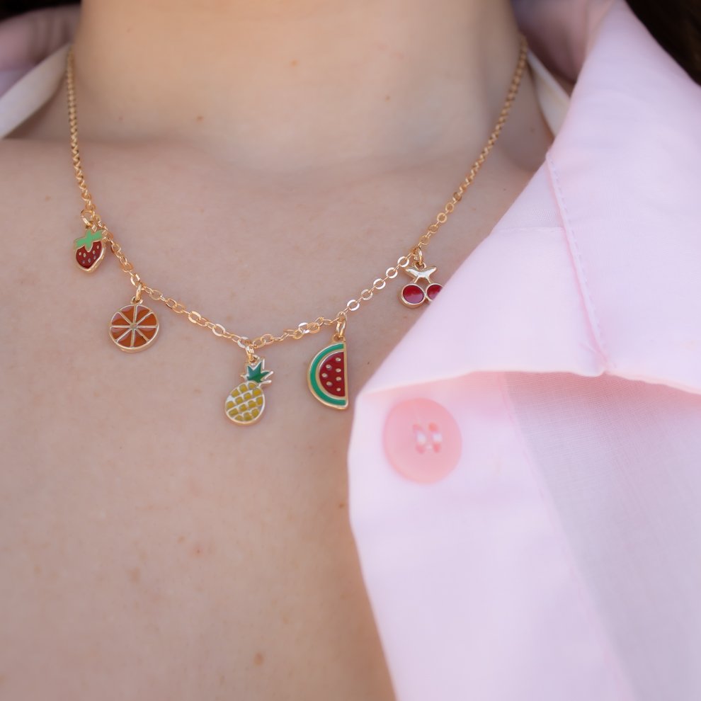 Colar Curto - Frutinhas