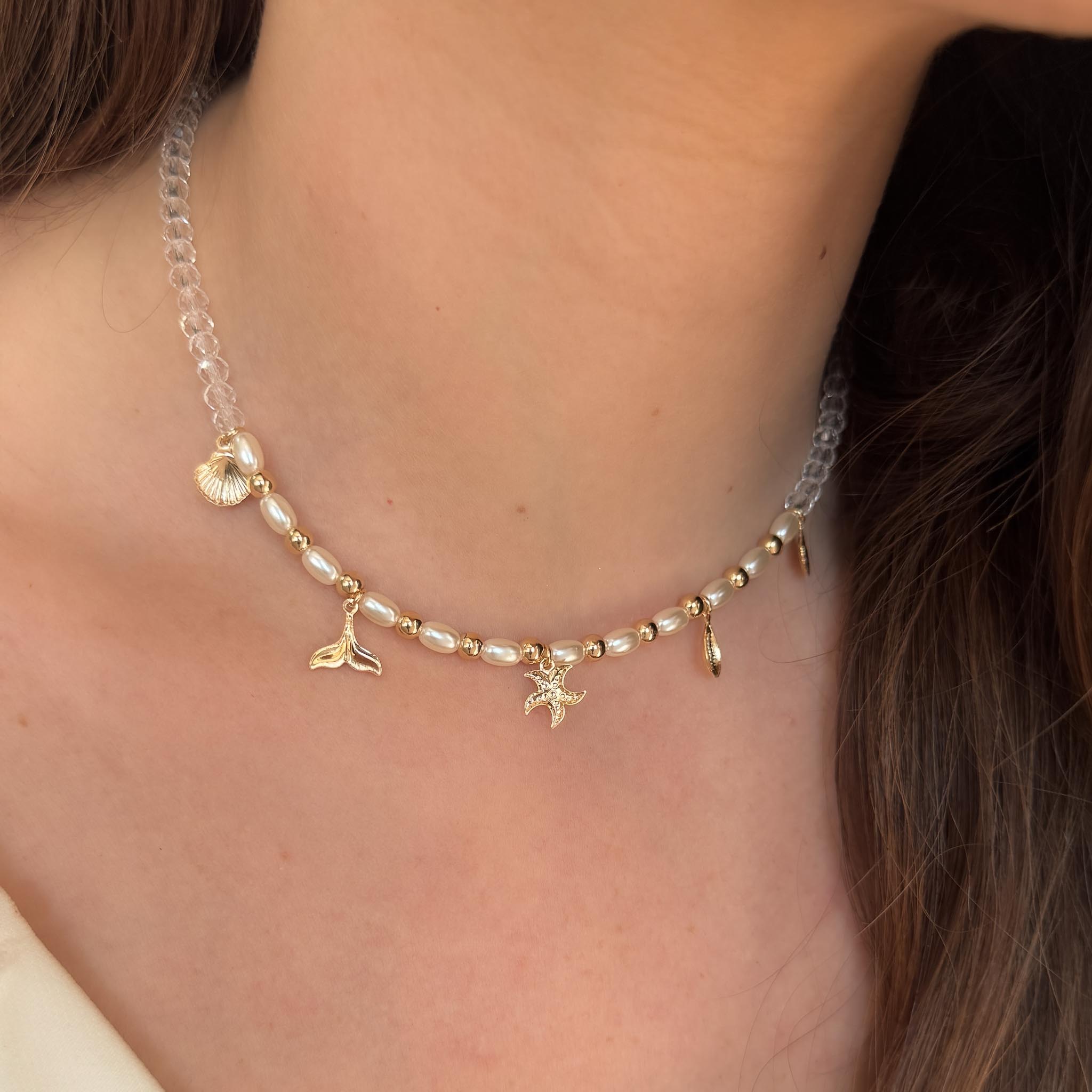 Colar Curto - Fundo do Mar