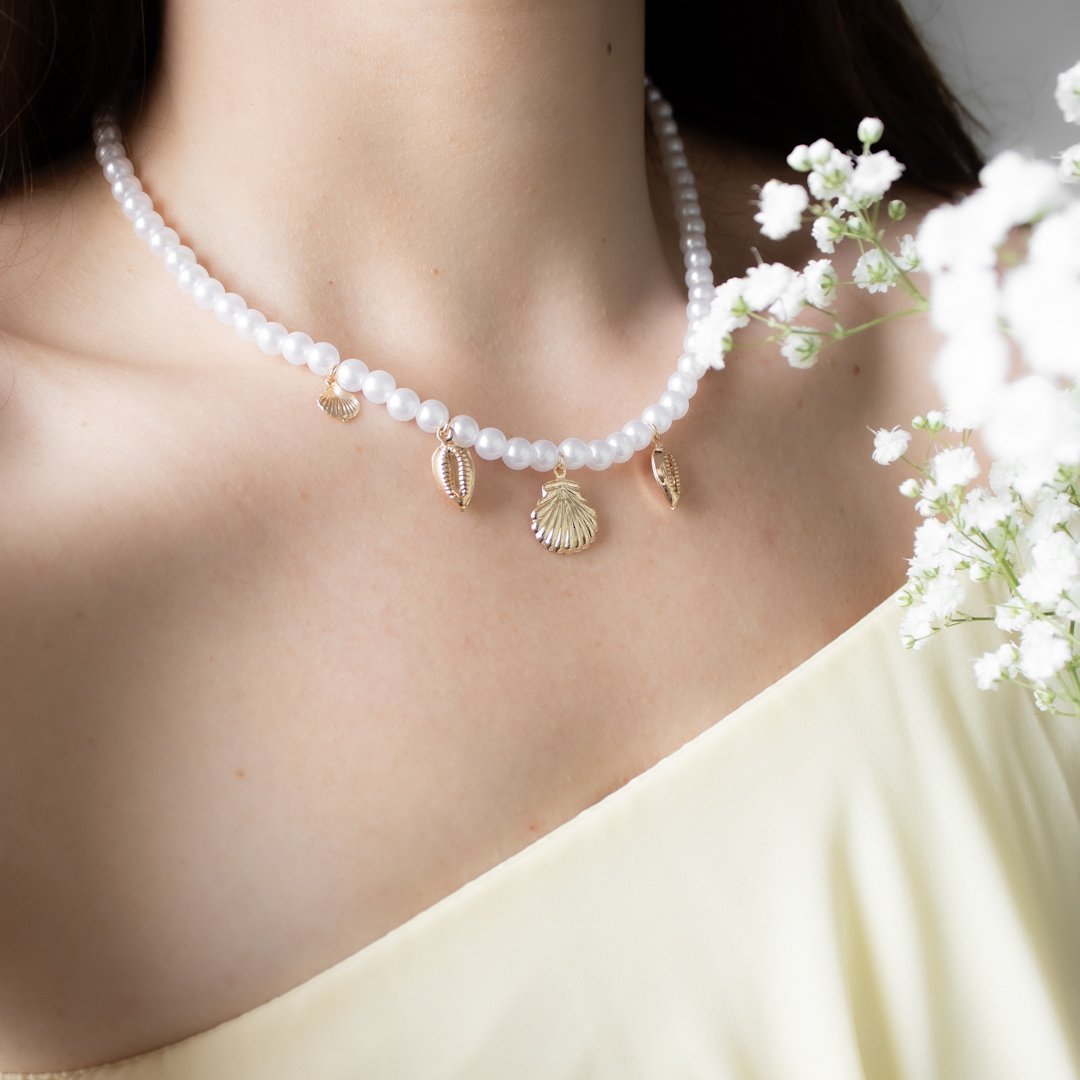 Colar Curto - Pingentes Verão