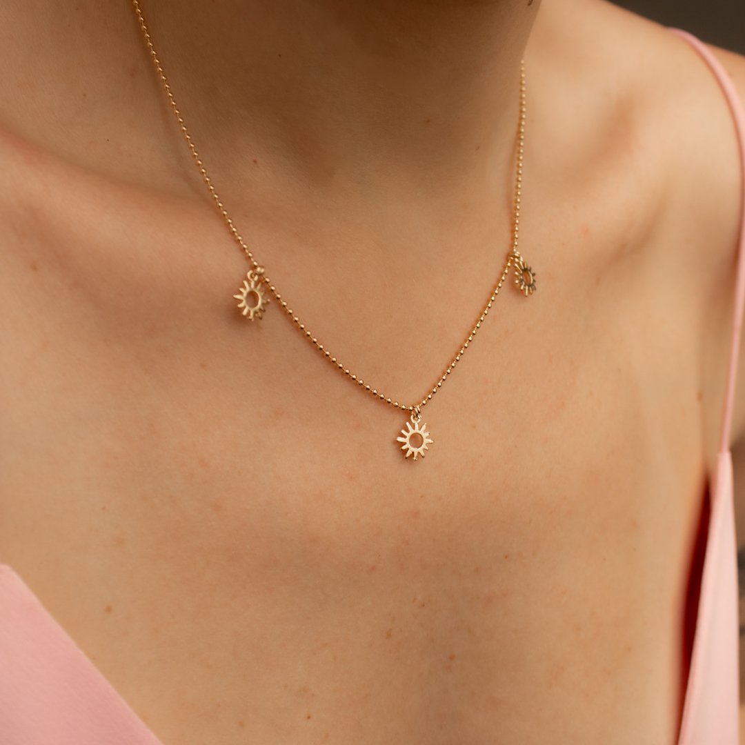 Colar Curto - Sol