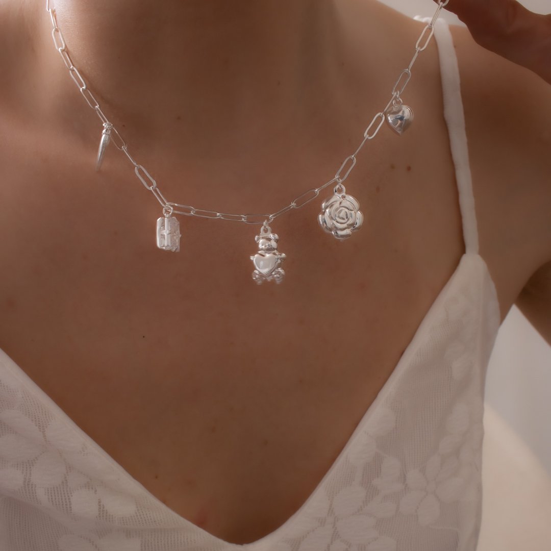 Colar Curto - Charms Abaulado