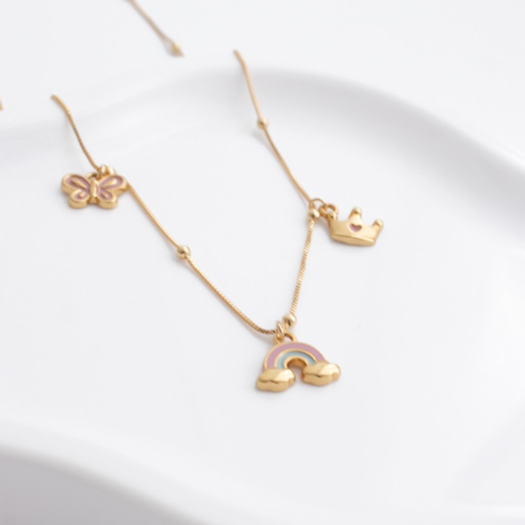 Colar Curto - Charms Infantil