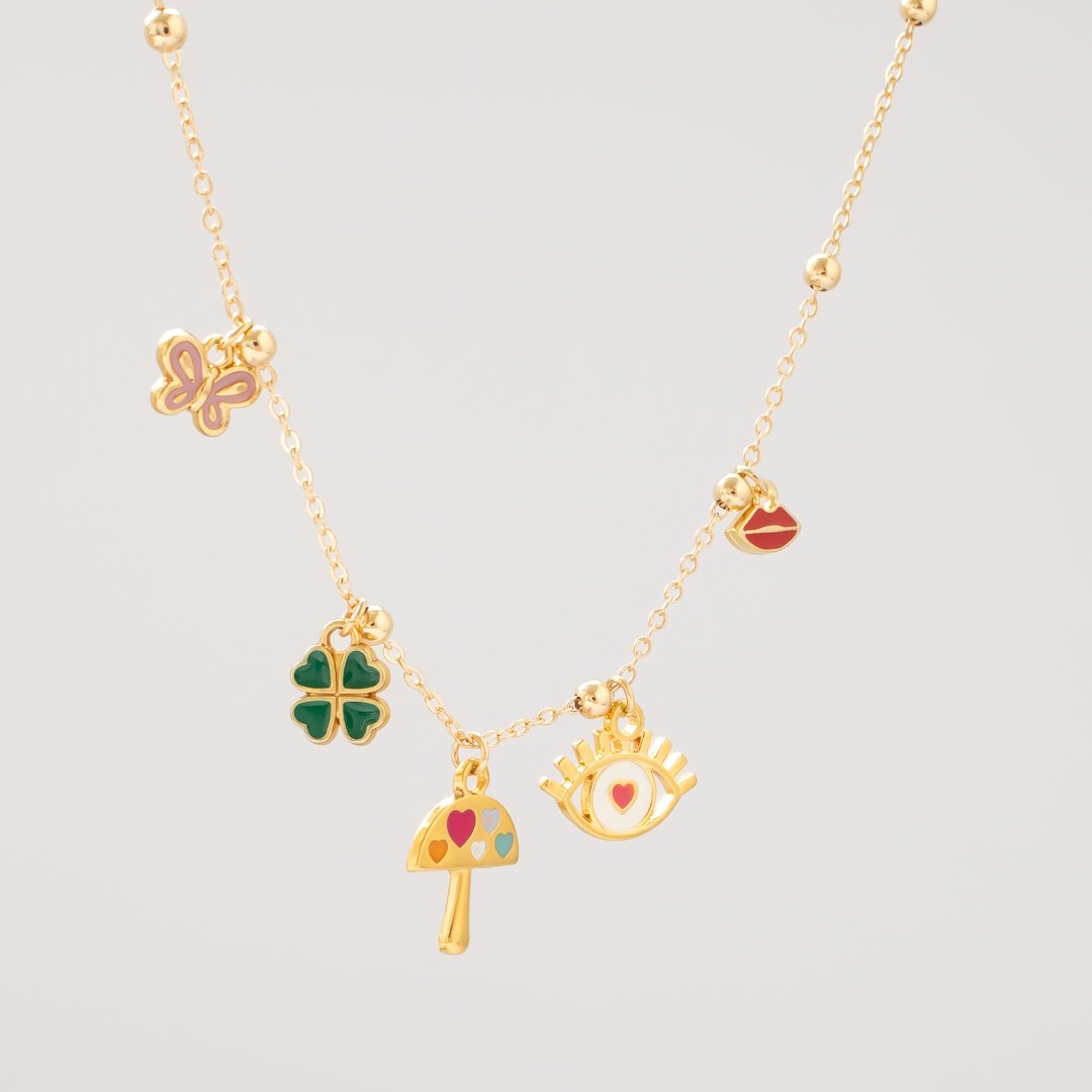 Colar Curto - Color Charms