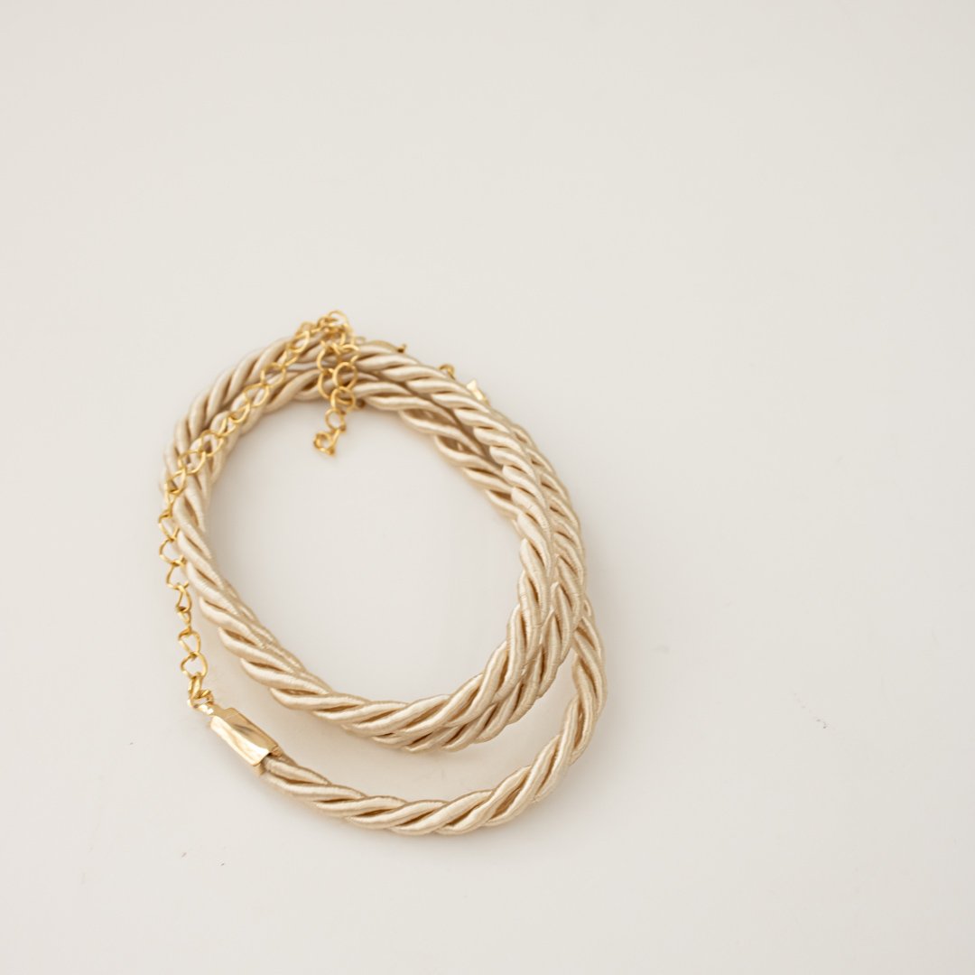 Colar Curto - Cordão São Francisco 4mm
