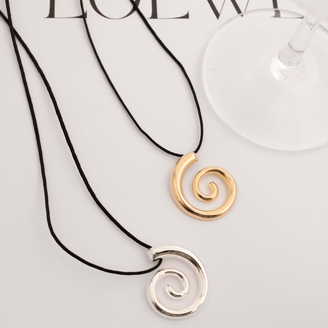 Colar Curto Courinho - Espiral