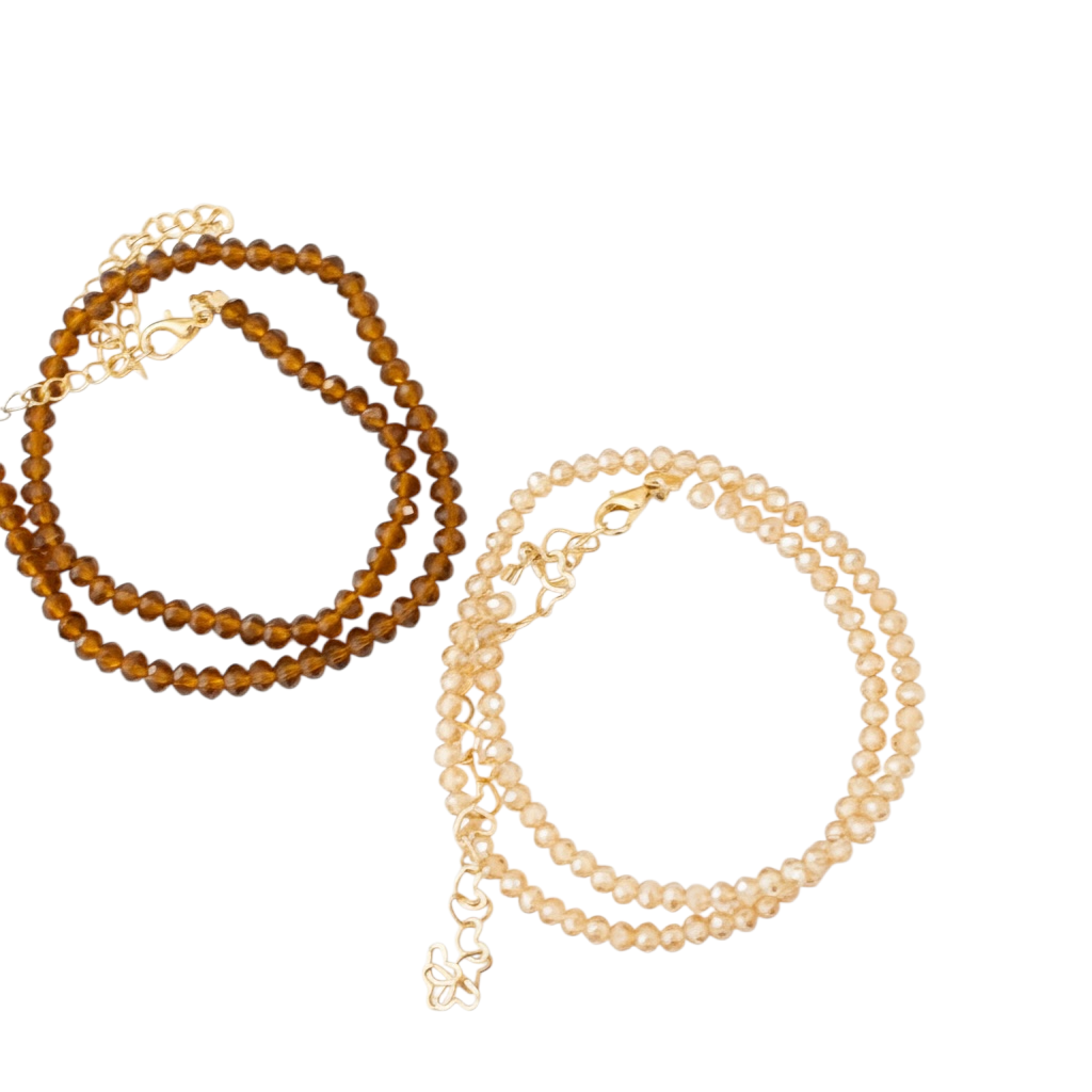 Colar Curto - Cristais 4mm
