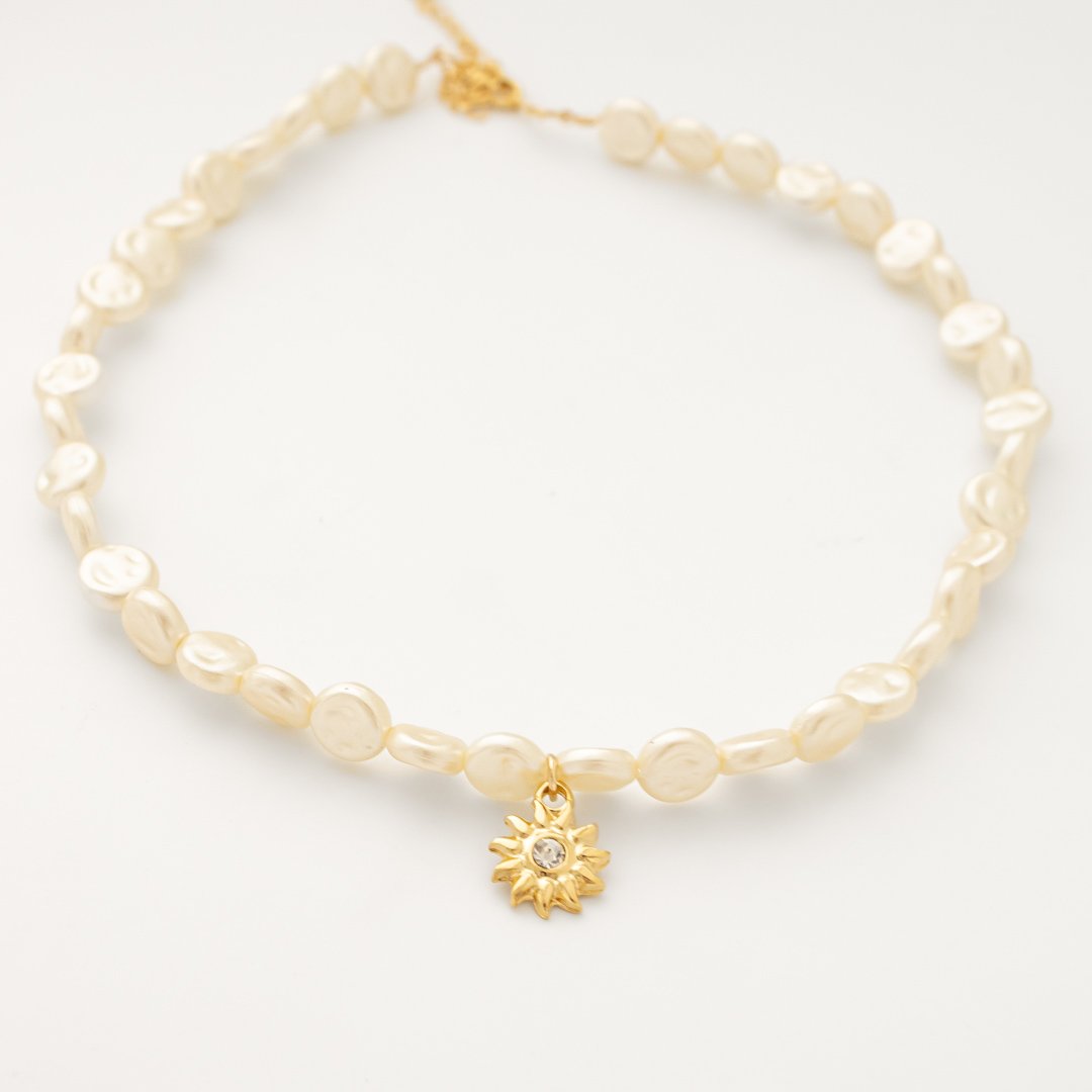 Colar Curto - Pérolas & Sol