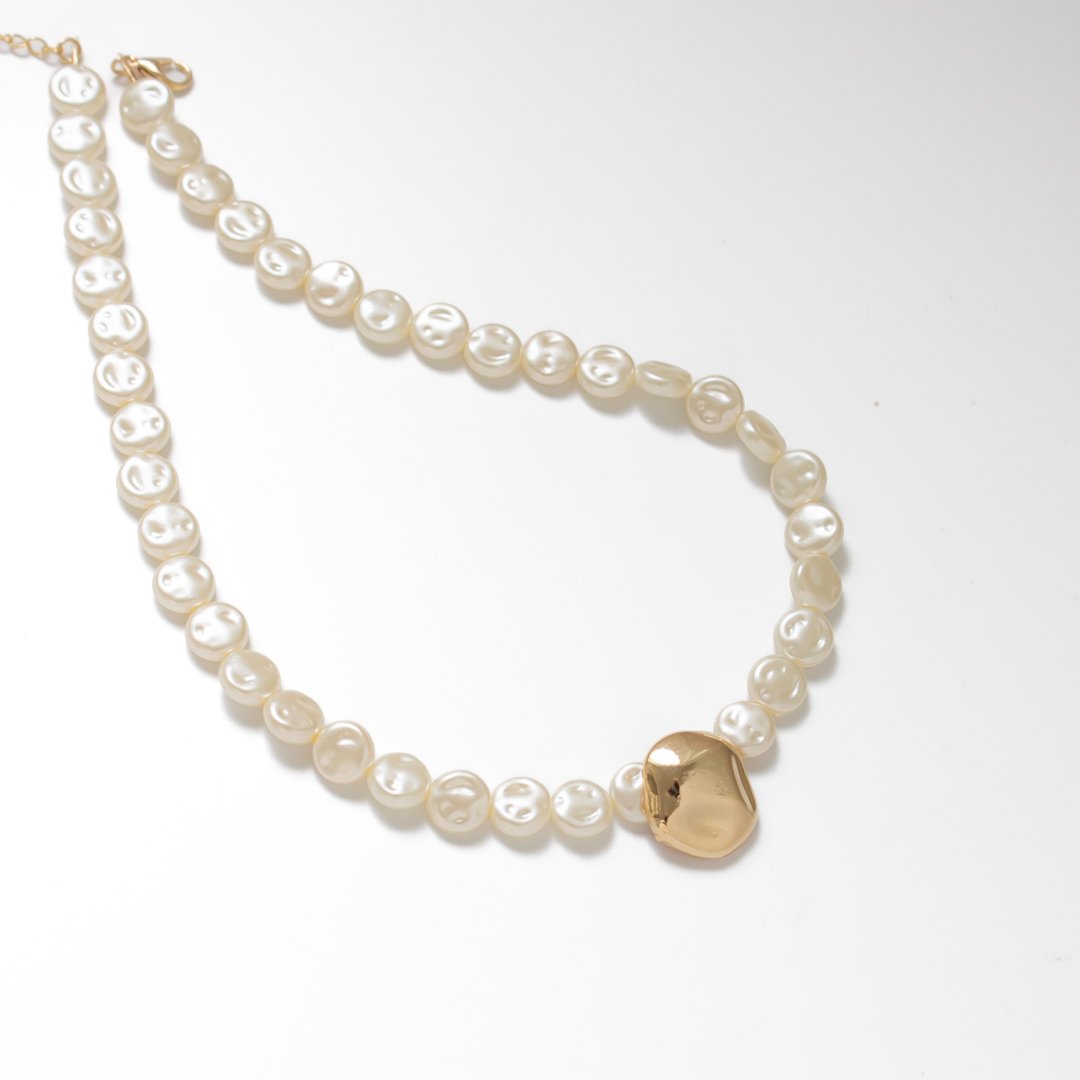 Colar Curto - Pérolas Whale
