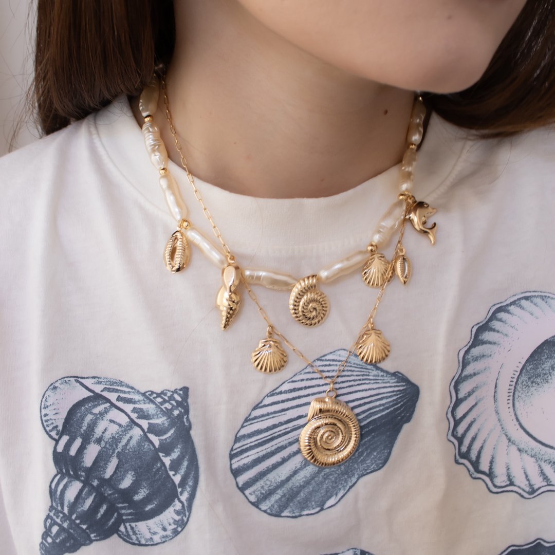 Colar Curto - Pingentes Maximalistas