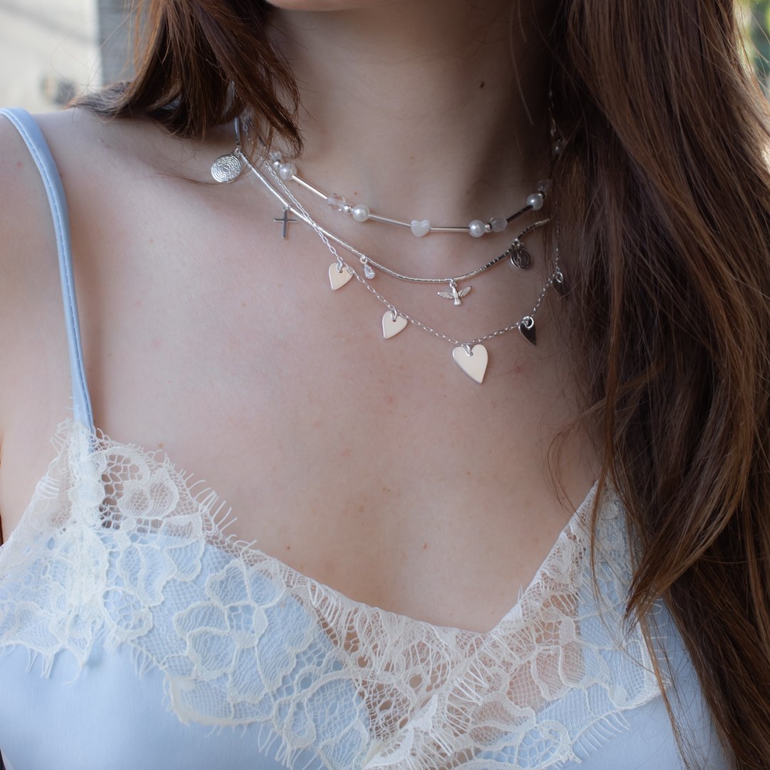 Colar Curto - Pingentes Religiosos