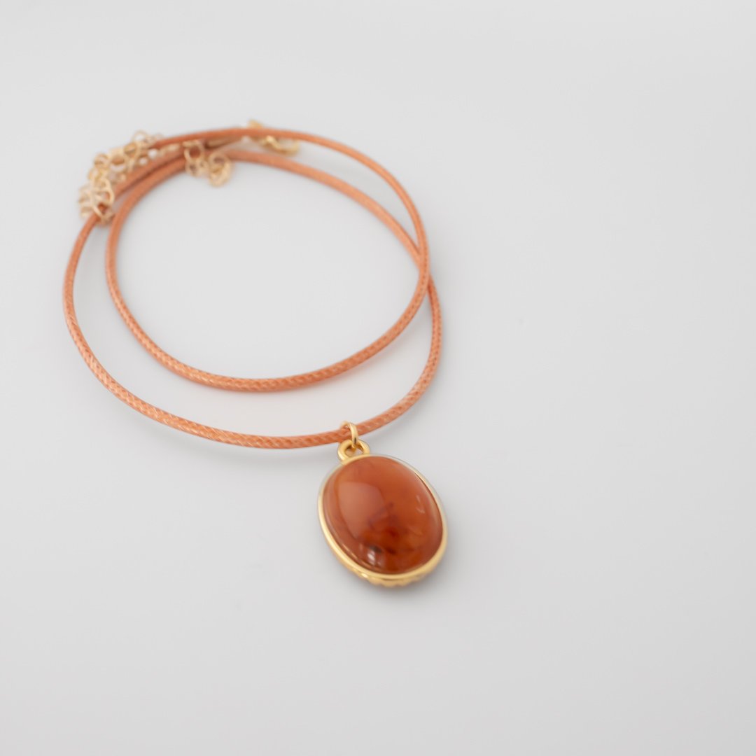 Colar Curto - Terracota