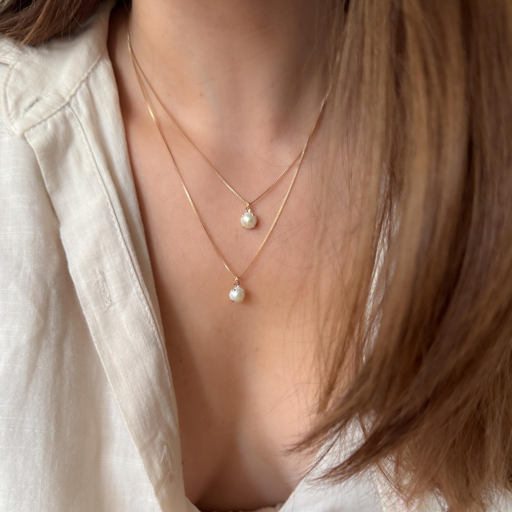 Colar Duplo - Pearl