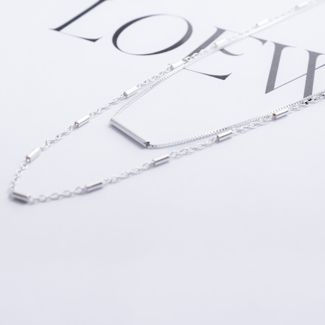 Colar Duplo - Palitinhos