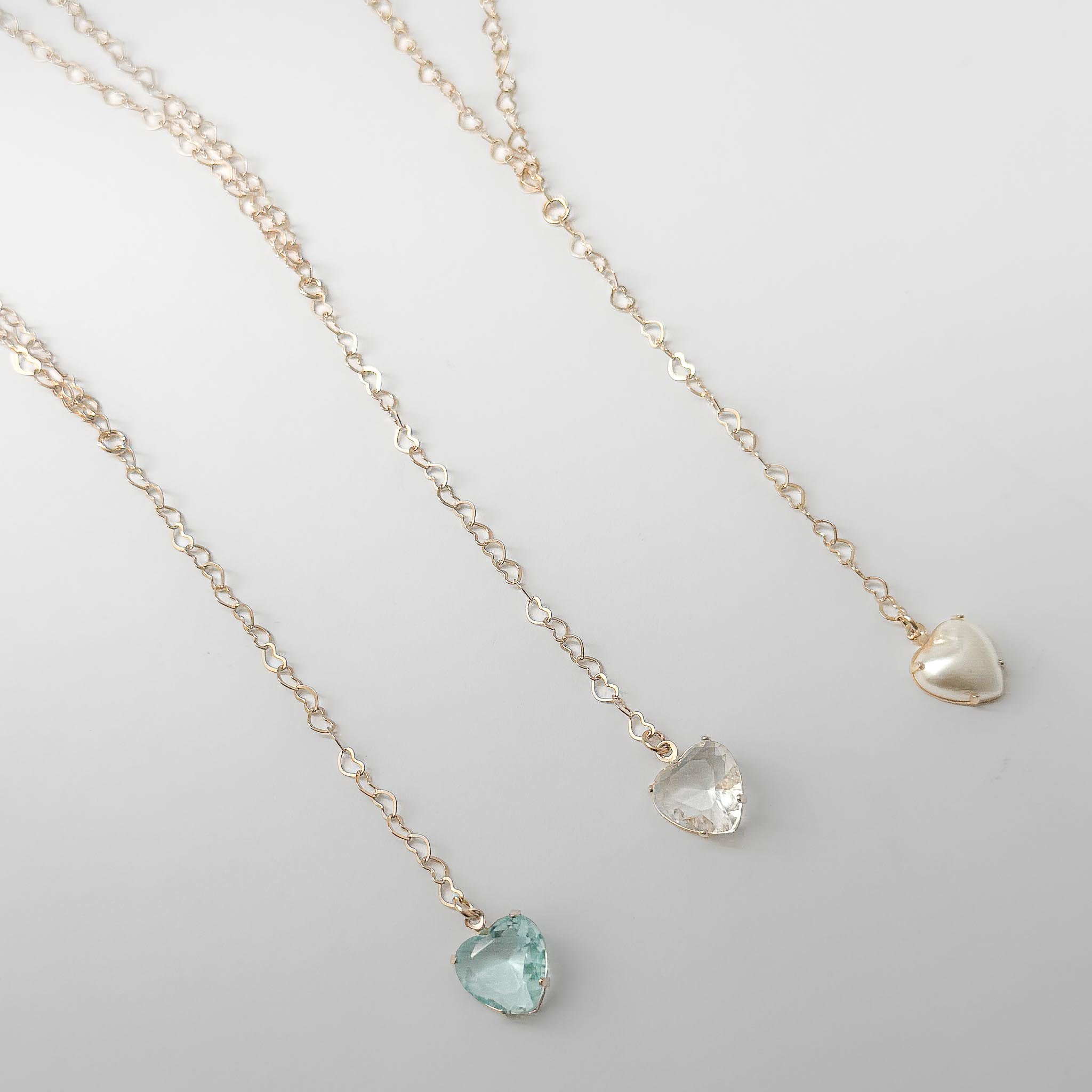 Colar Gravatinha - Corações