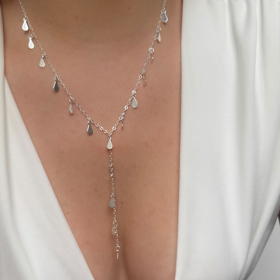 Colar Gravatinha - Gotinhas