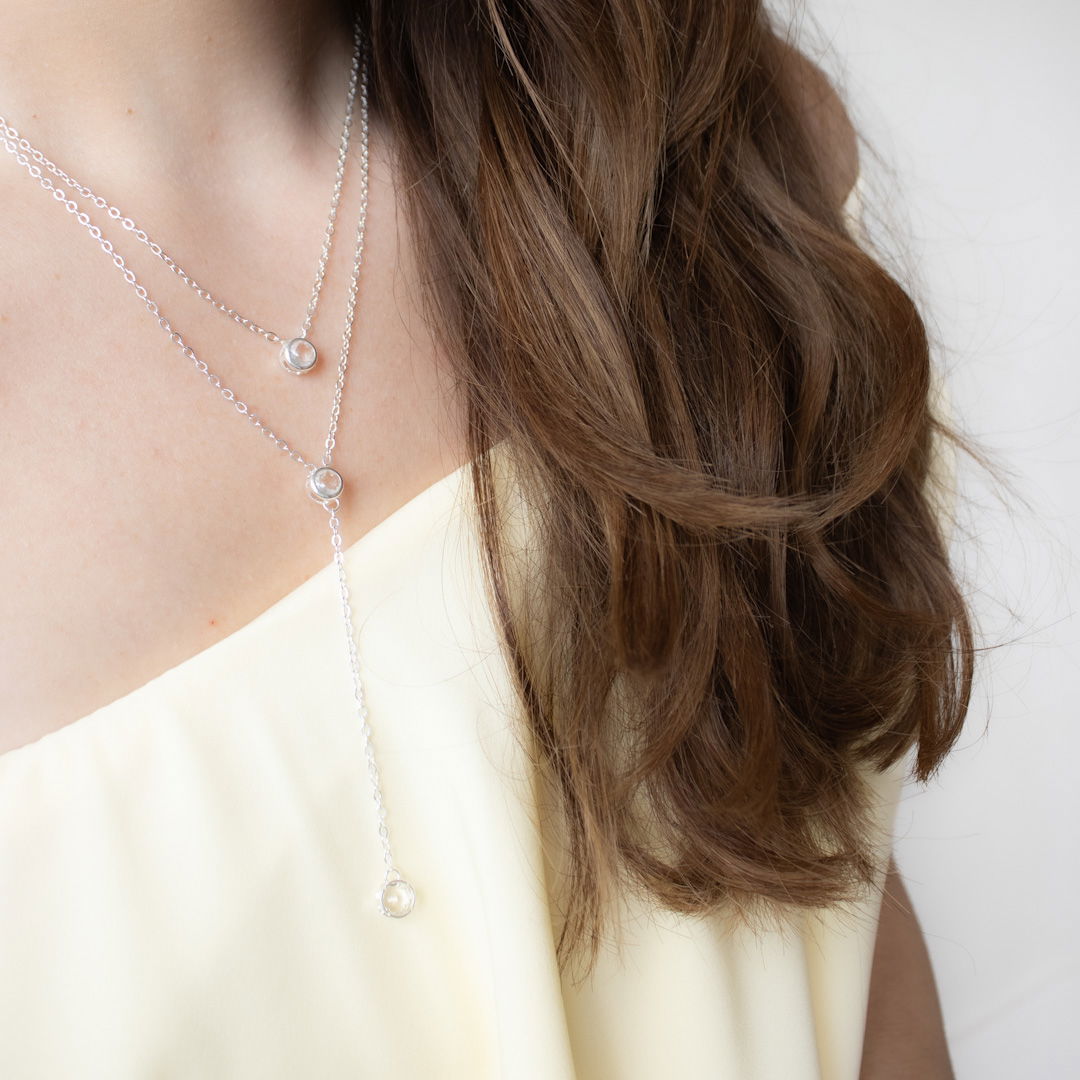 Colar Gravatinha - Ponto de Luz