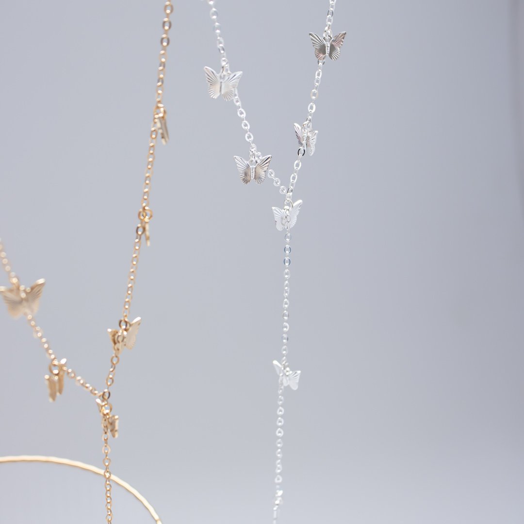 Colar Gravatinha - Borboletinha