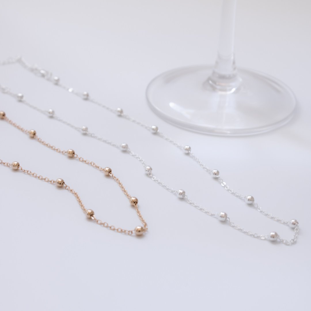 Colar Longo - Corrente Bolinhas