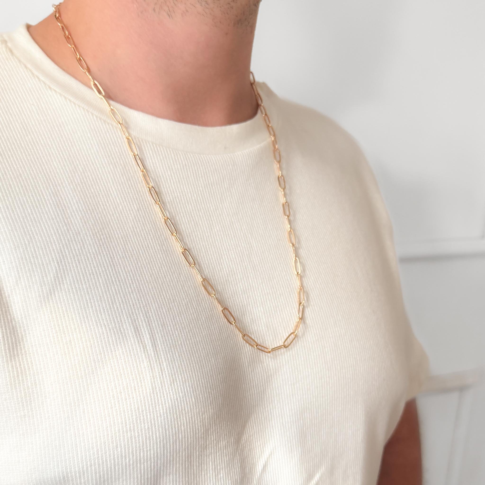 Colar longo Corrente Elos - Masculino