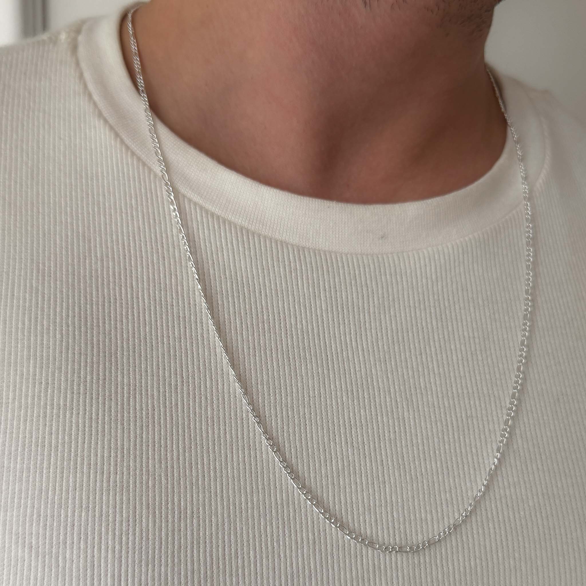 Colar longo Corrente Elos Finos - Masculino