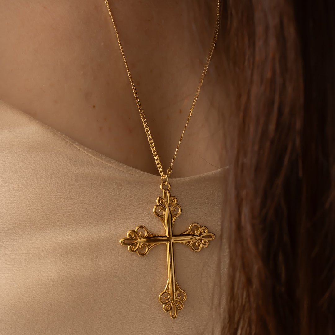 Colar Longo - Crucifixo