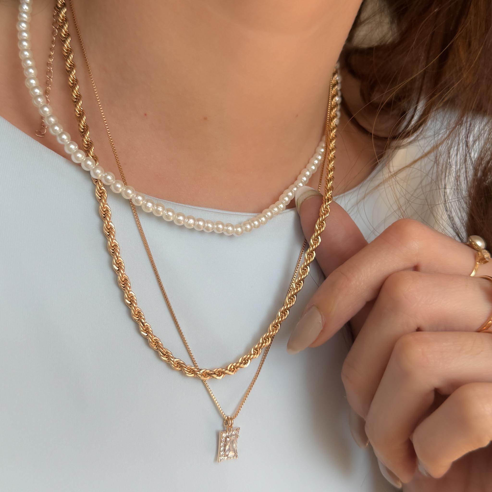 Colar Médio - Cordão Baiano