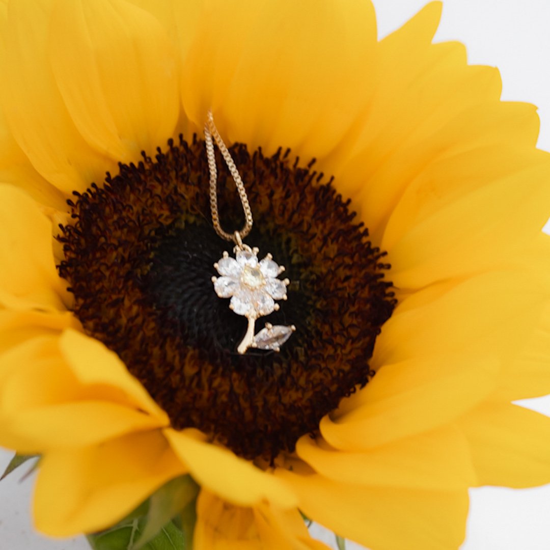 Colar Médio - Flor Verão