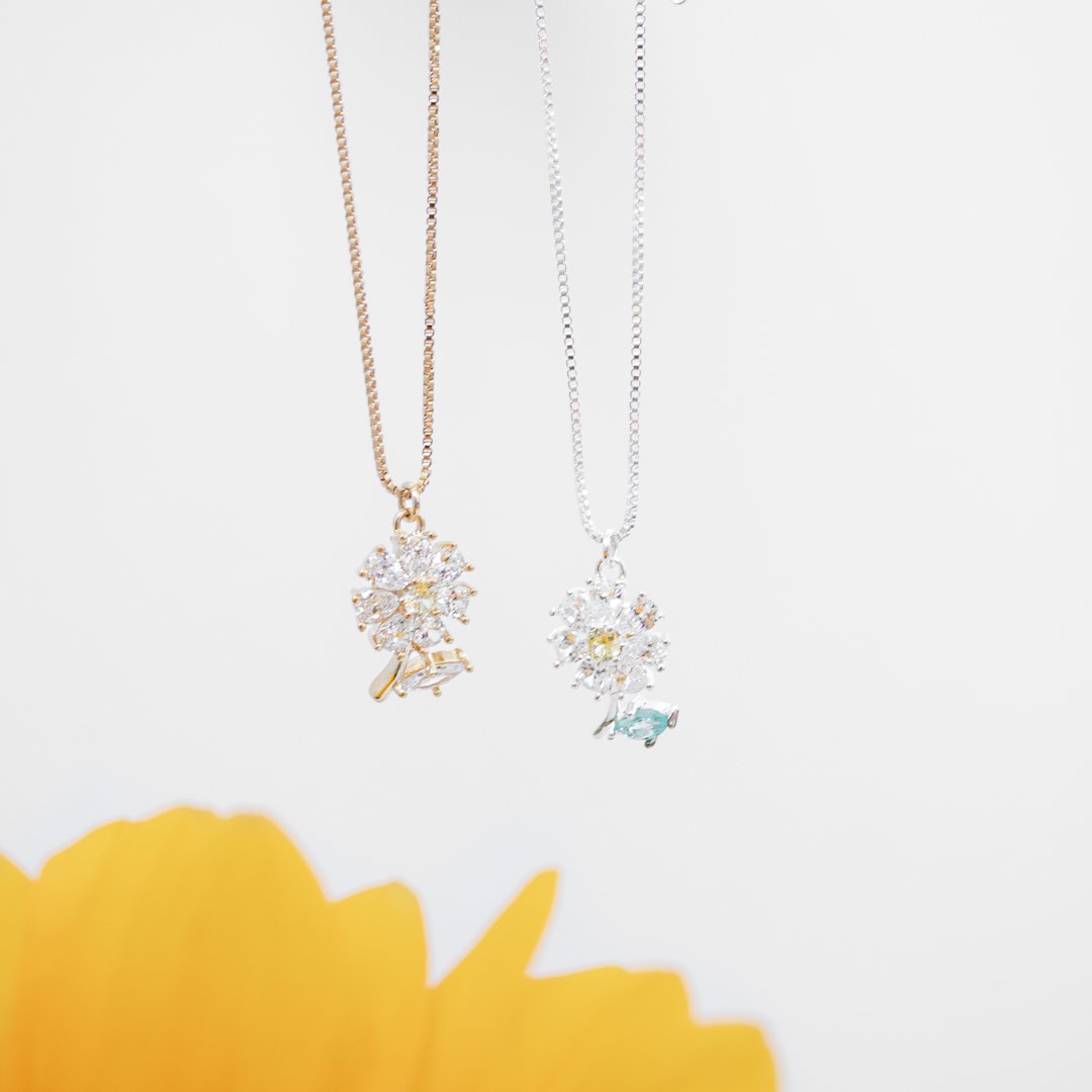 Colar Médio - Flor Verão