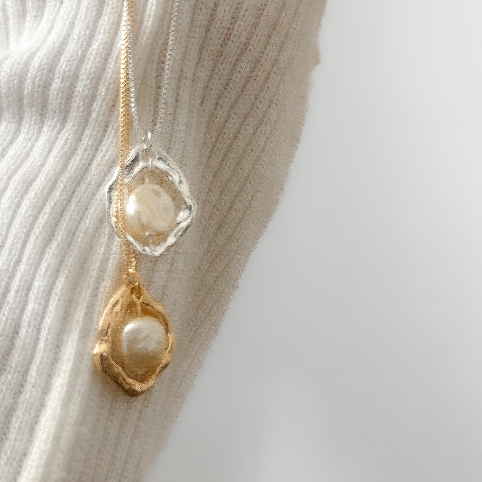 Colar Médio - Forma Etérea & Pérola