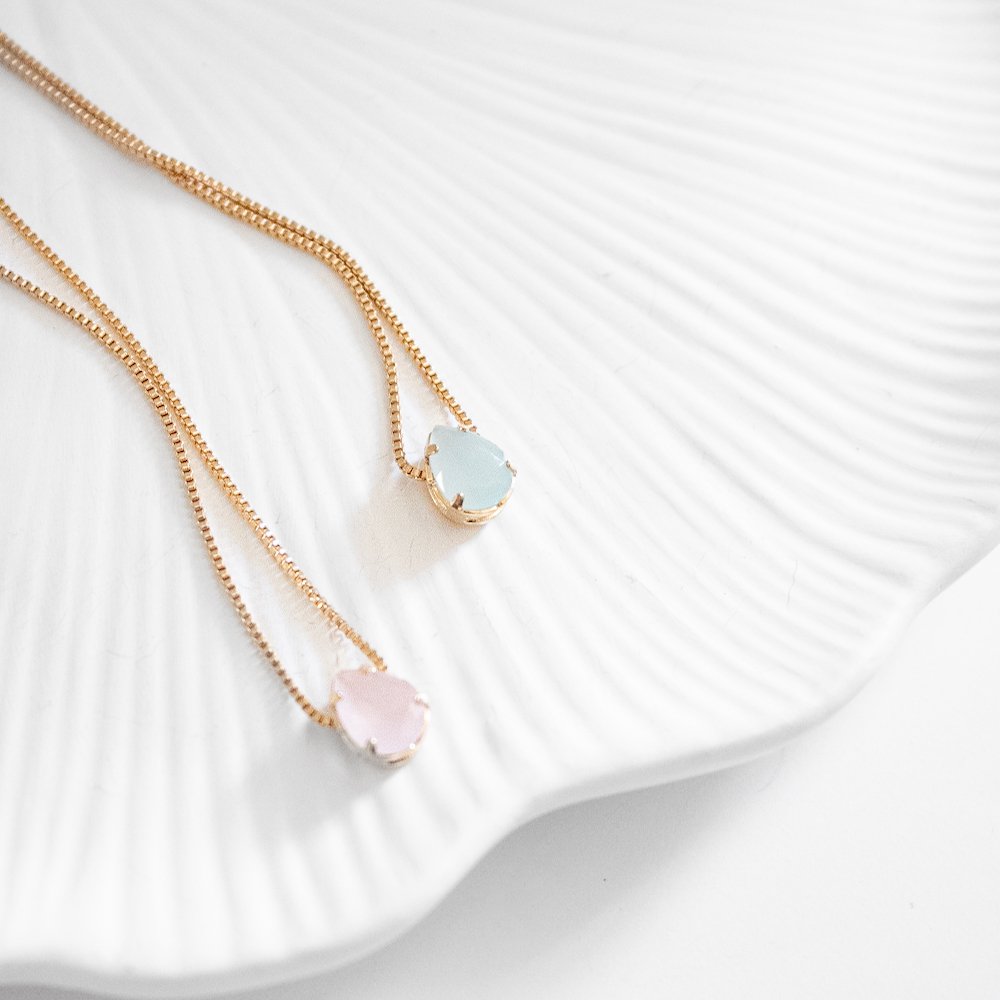 Colar Médio - Gota Candy Color