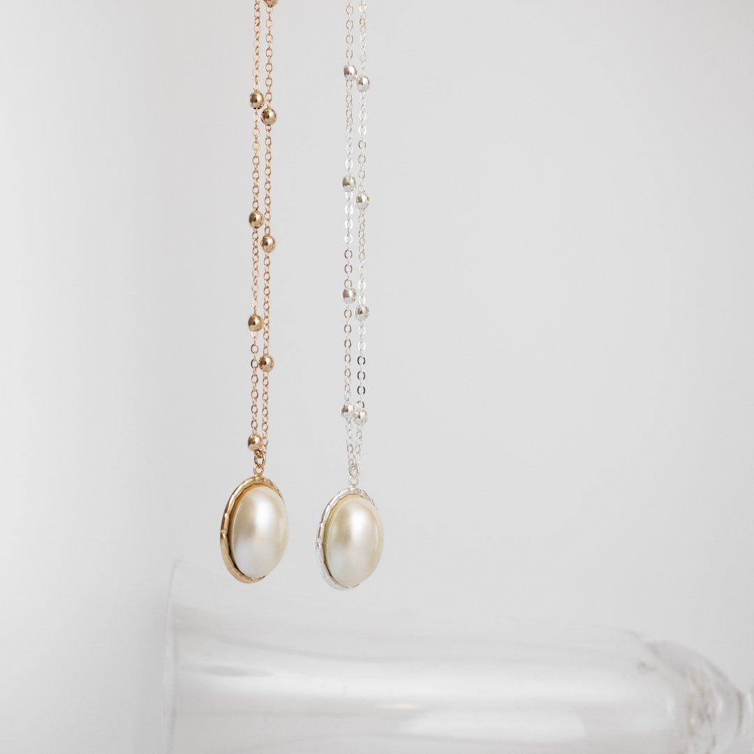 Colar Médio - Pedra Oval