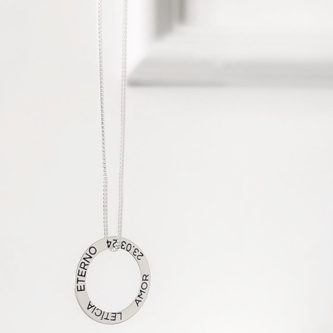 Colar Médio - Personalizado Mandala Fina