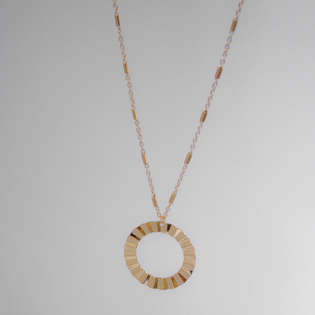 Colar Médio - Plissado