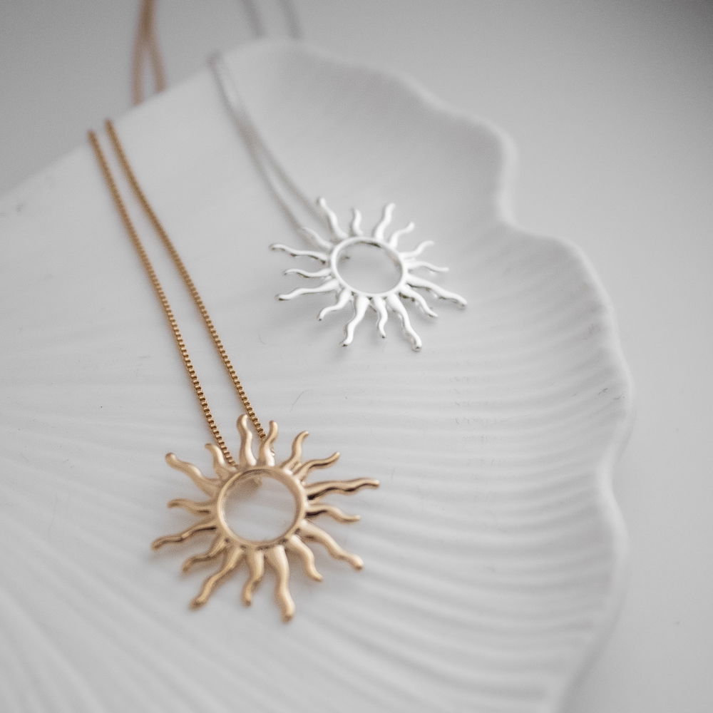 Colar Médio - Sol