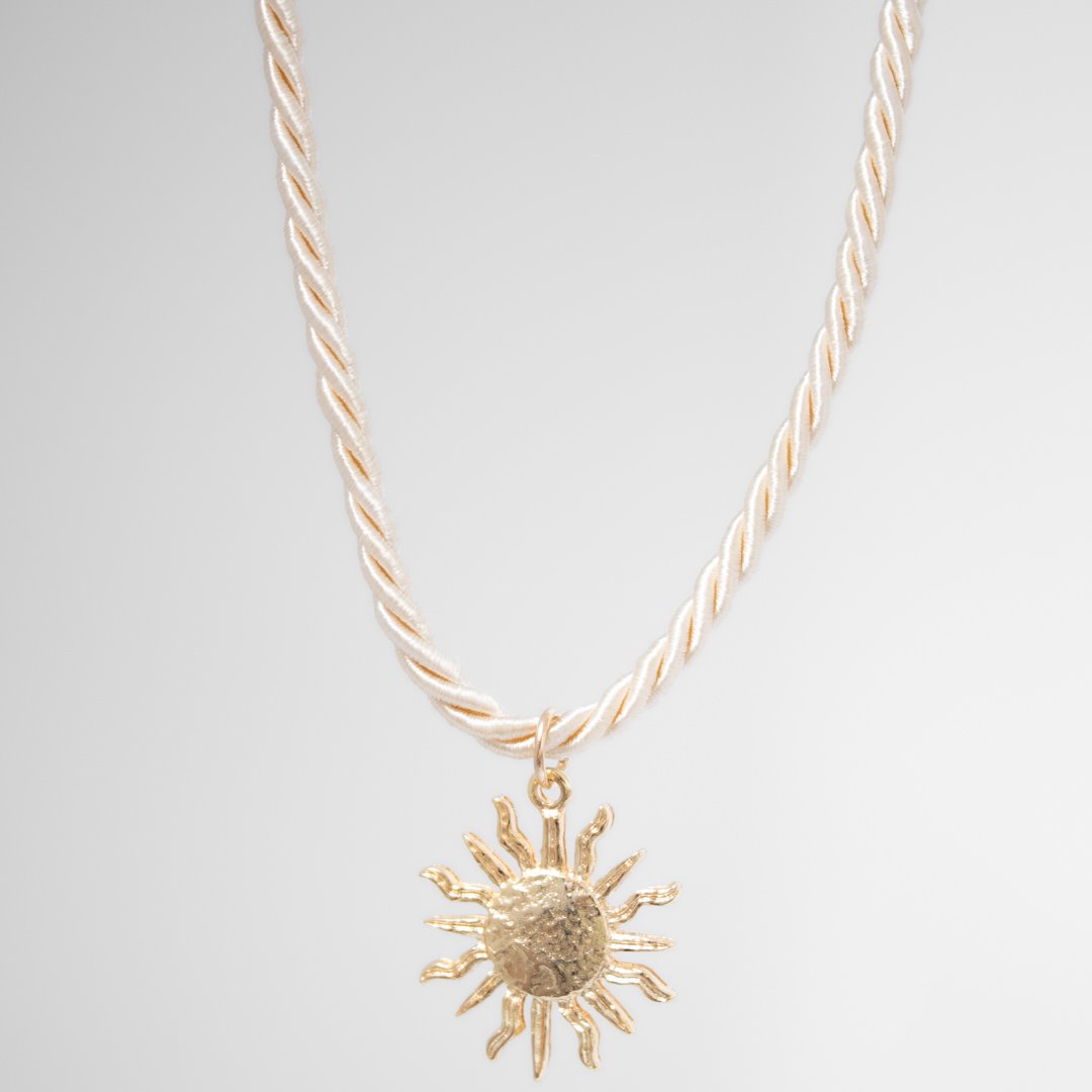 Colar Médio - Sol Fio Trançado