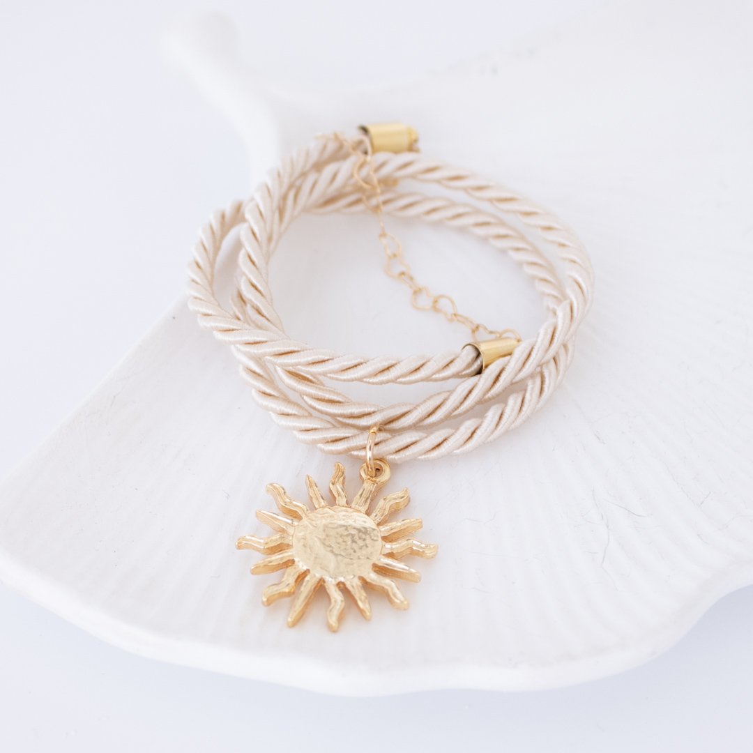 Colar Médio - Sol Fio Trançado