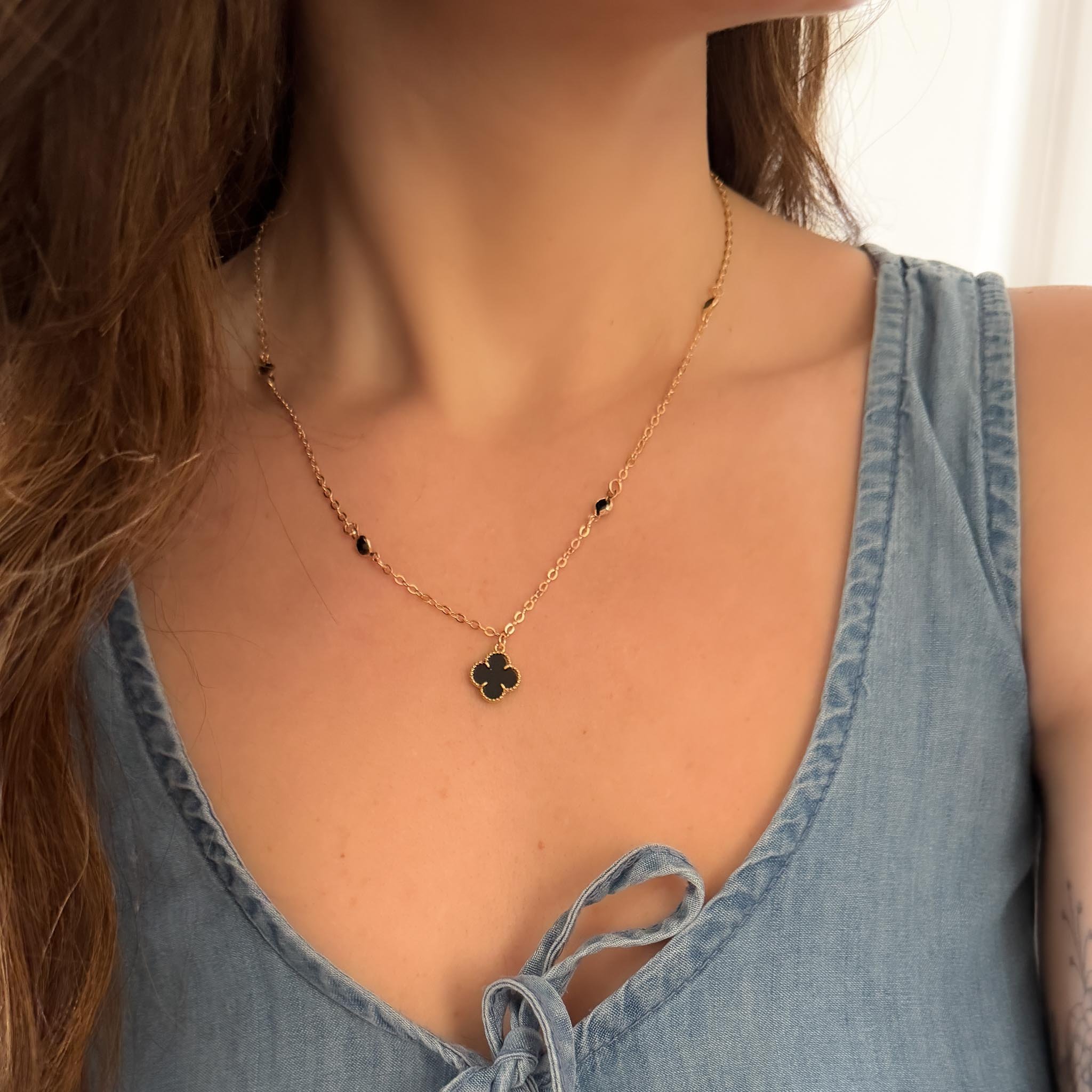 Colar Médio - Trevinho Black