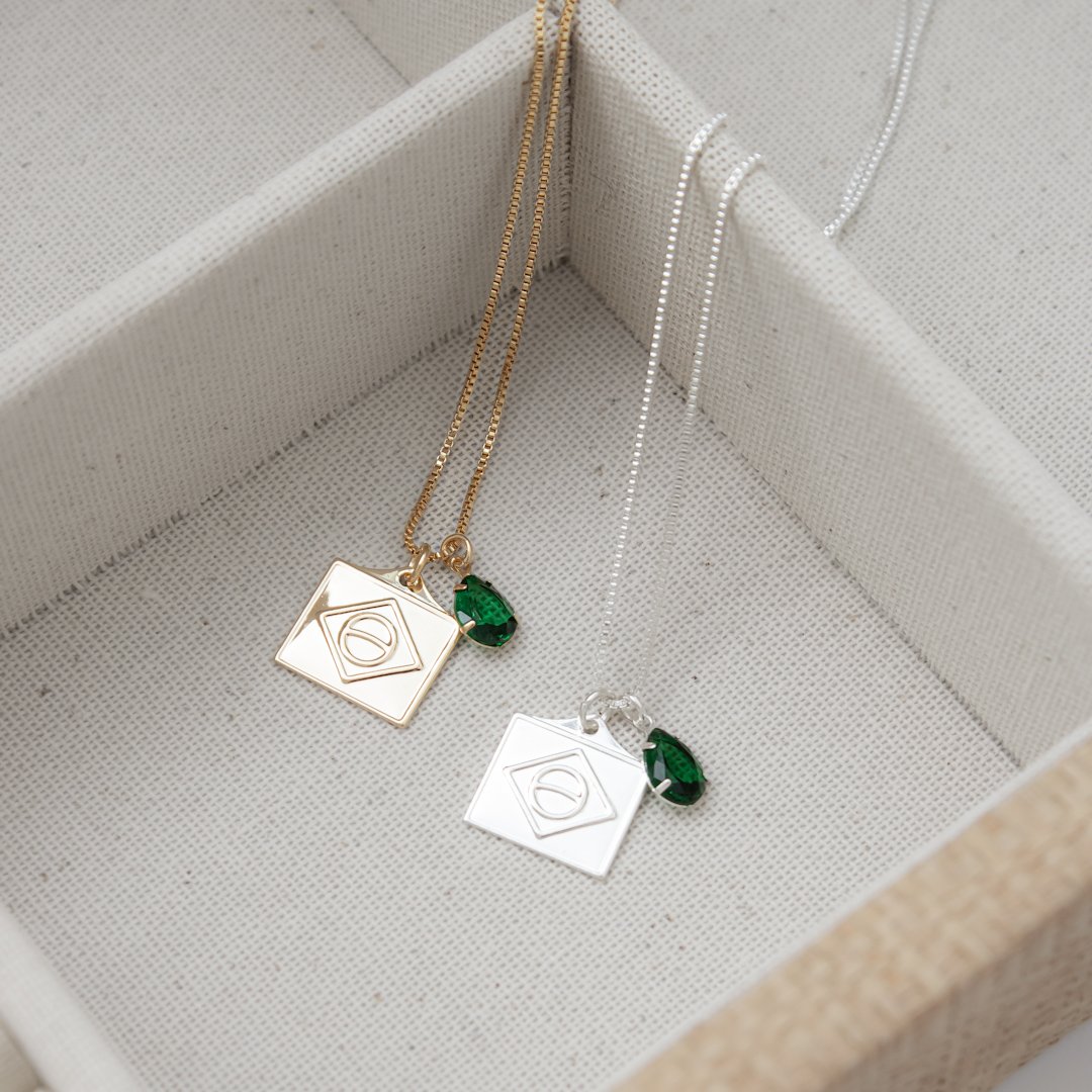 Colar Médio - Bandeira do Brasil