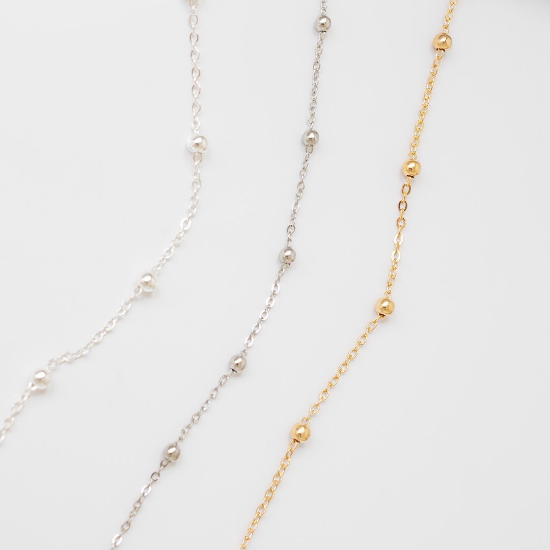 Colar Médio - Corrente Bolinhas