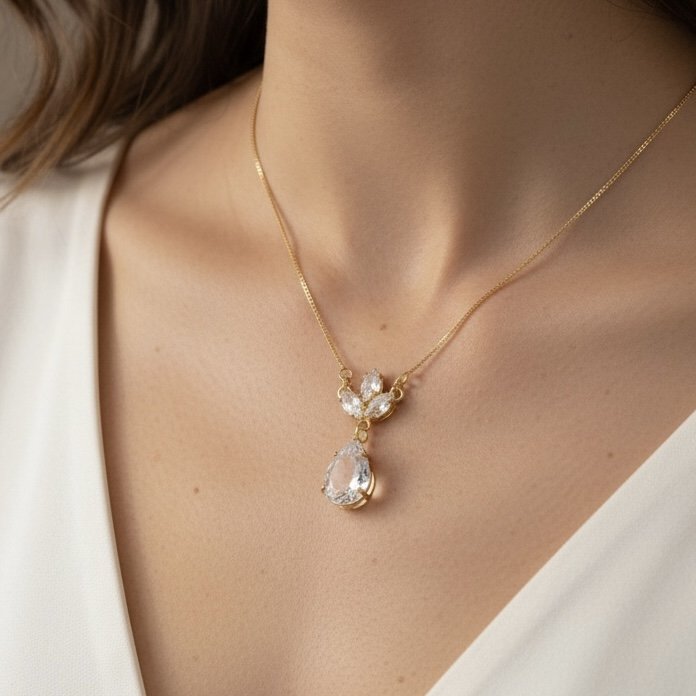 Colar Médio - Detalhe Zircônia