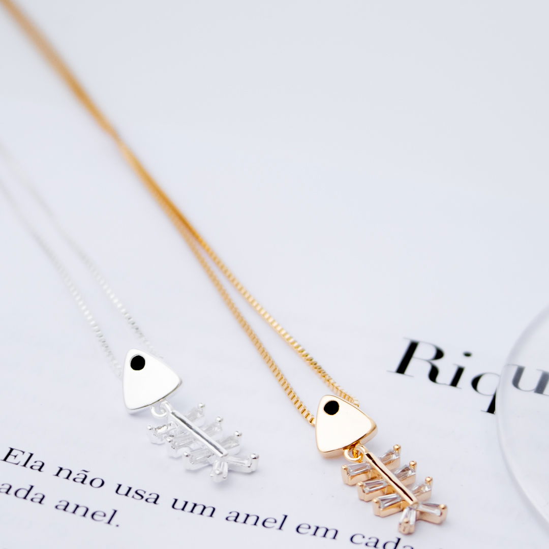 Colar Médio - Espinha de Peixe