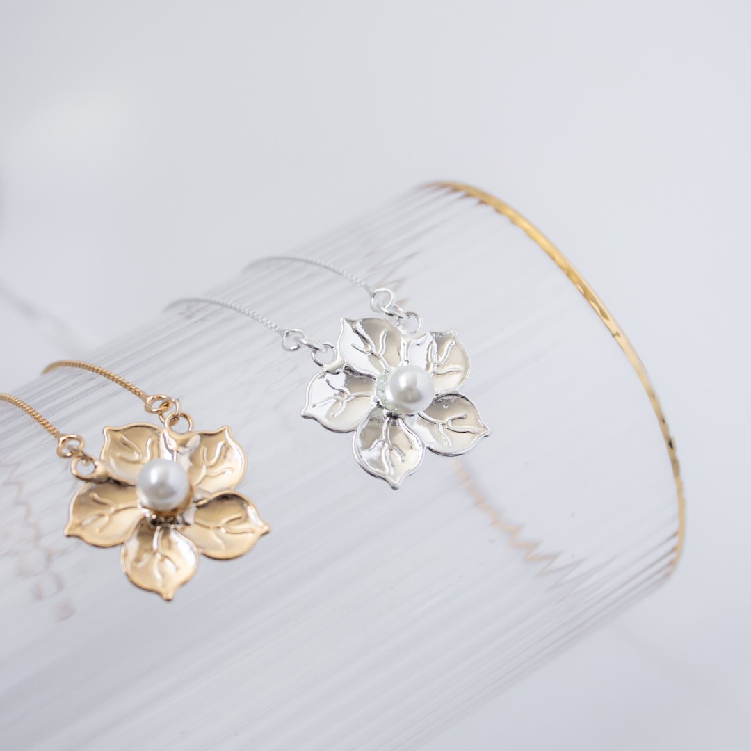 Colar Médio - Flor Jardim Pérola
