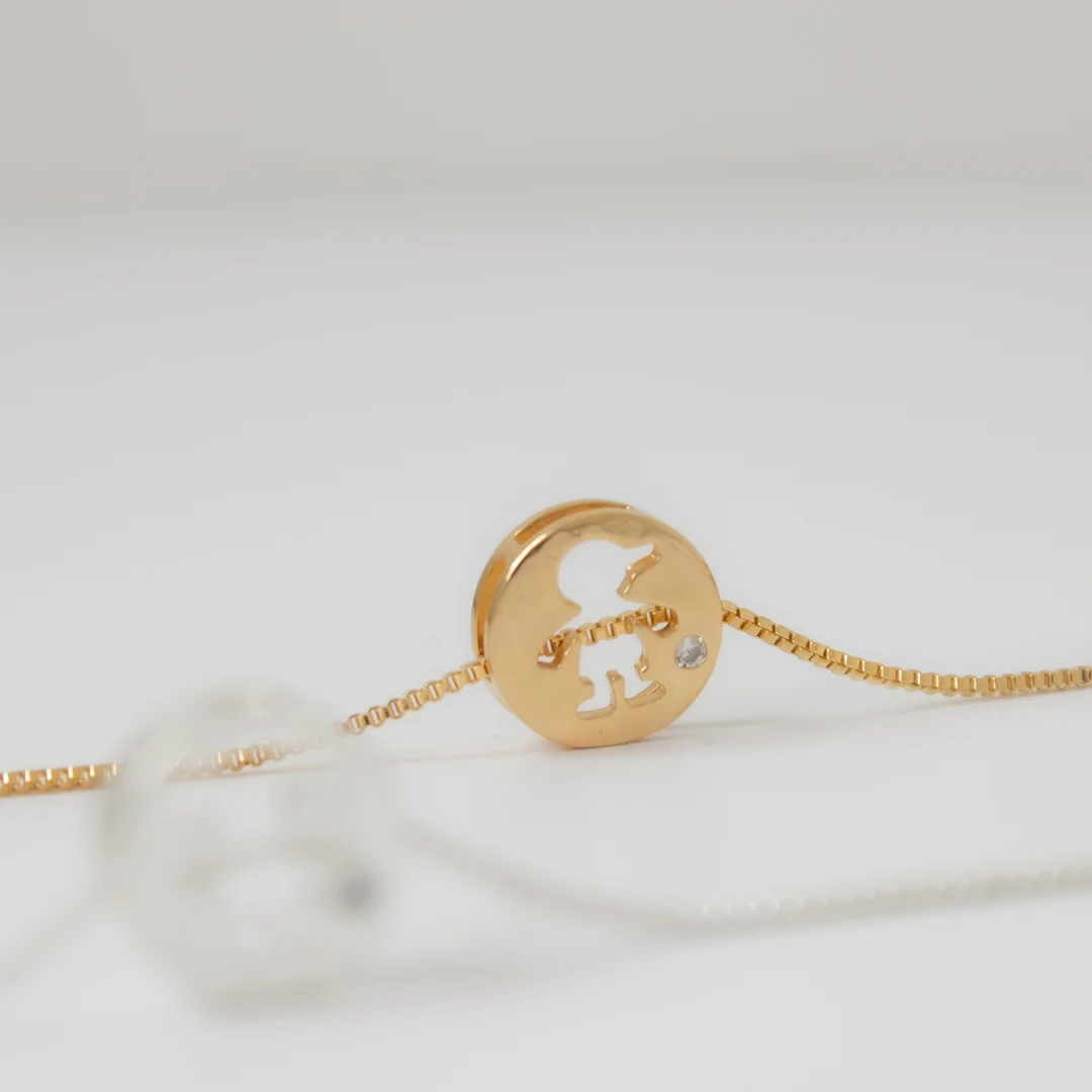 Colar Médio - Medalha Filho (Até 4)