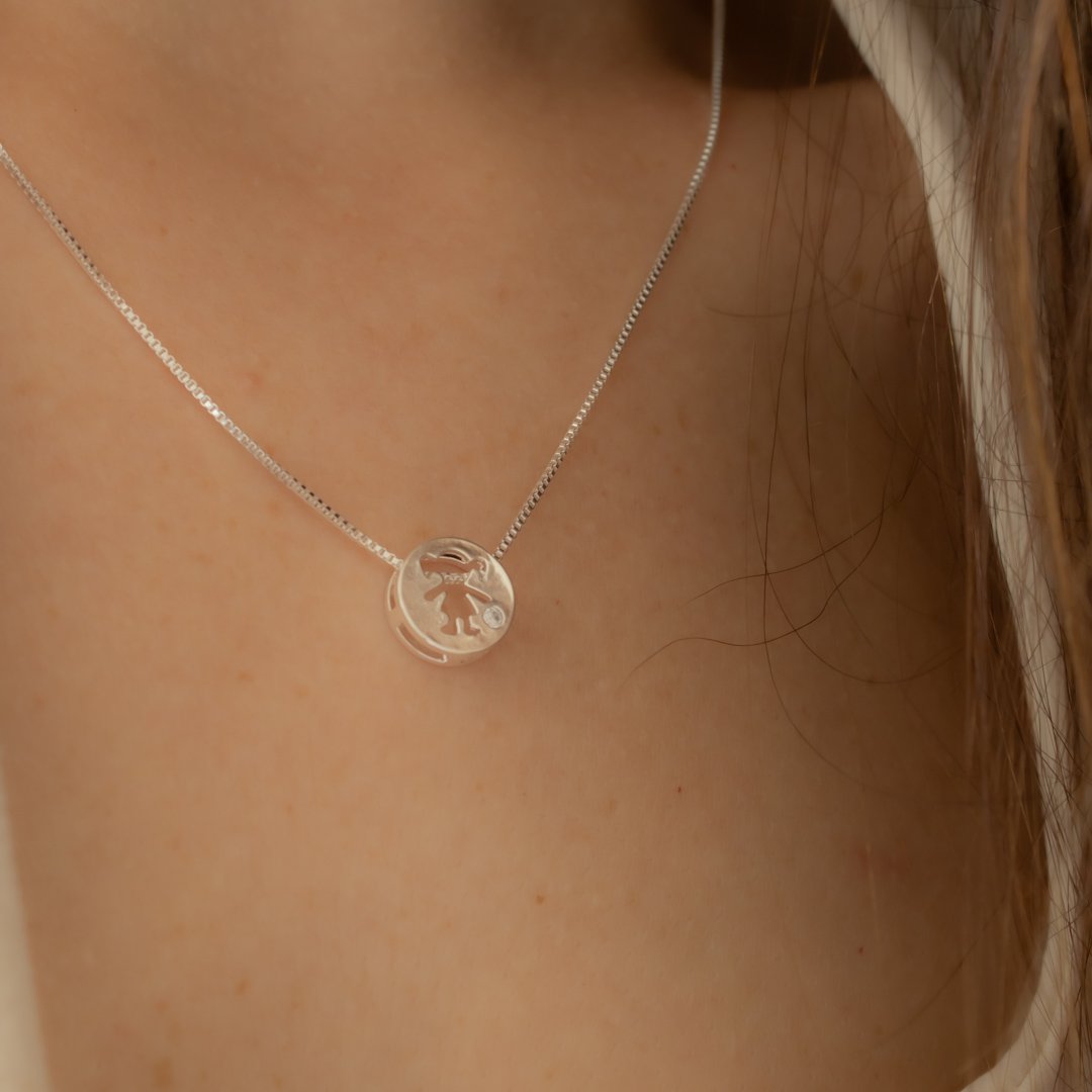 Colar Médio - Medalha Filho (Até 4)